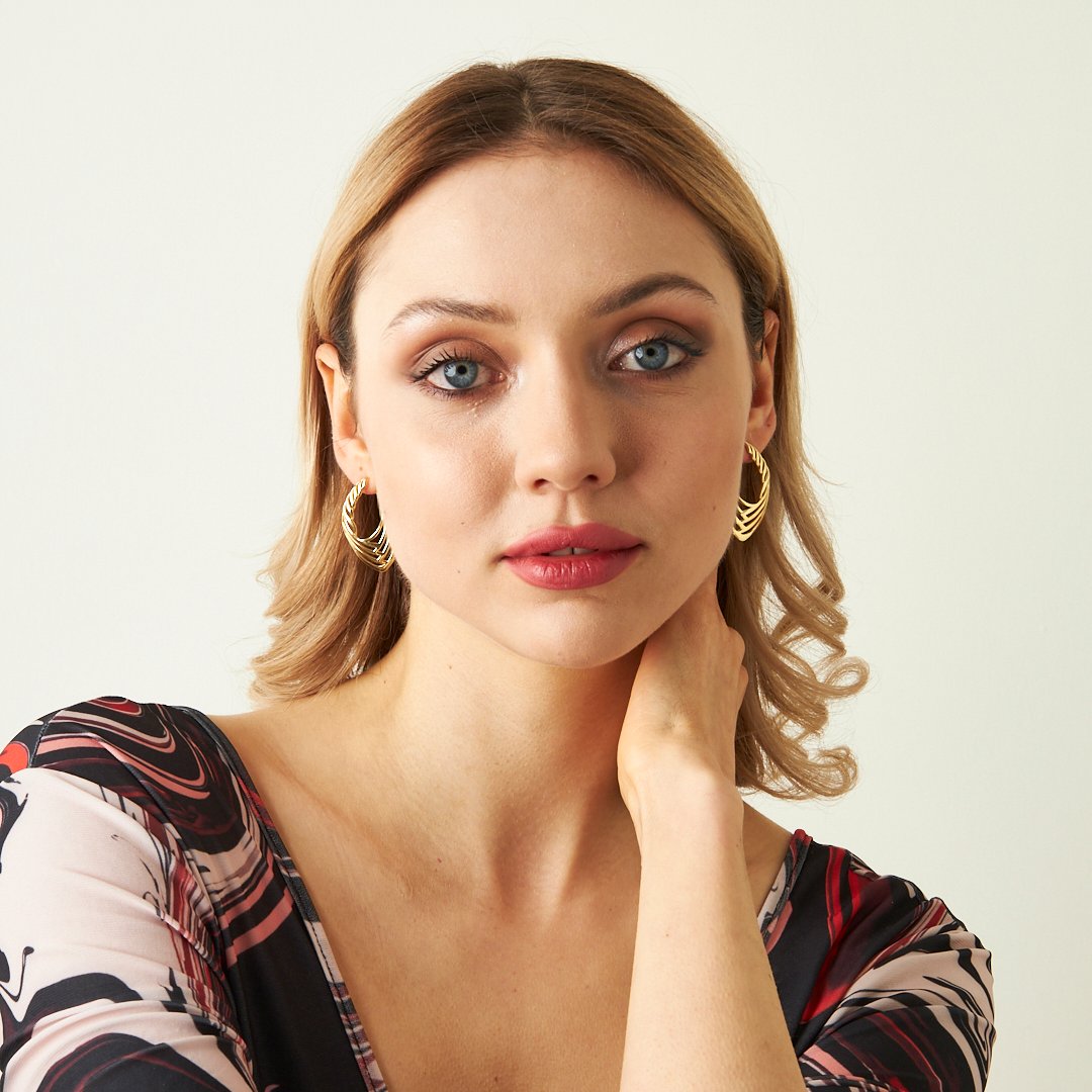 STYLISCH DESIG OHRRING | 925 SILBER