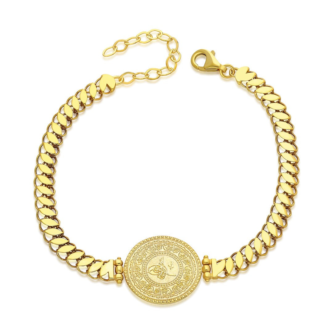 Monogram Oval Chain Bracelet - 925 SILVER