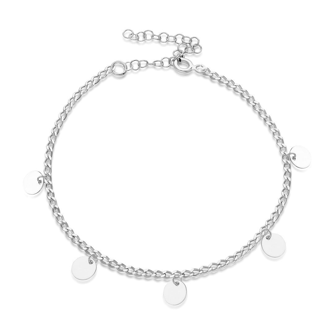 Five-Piece Sequin Bracelet - 925 SILVER