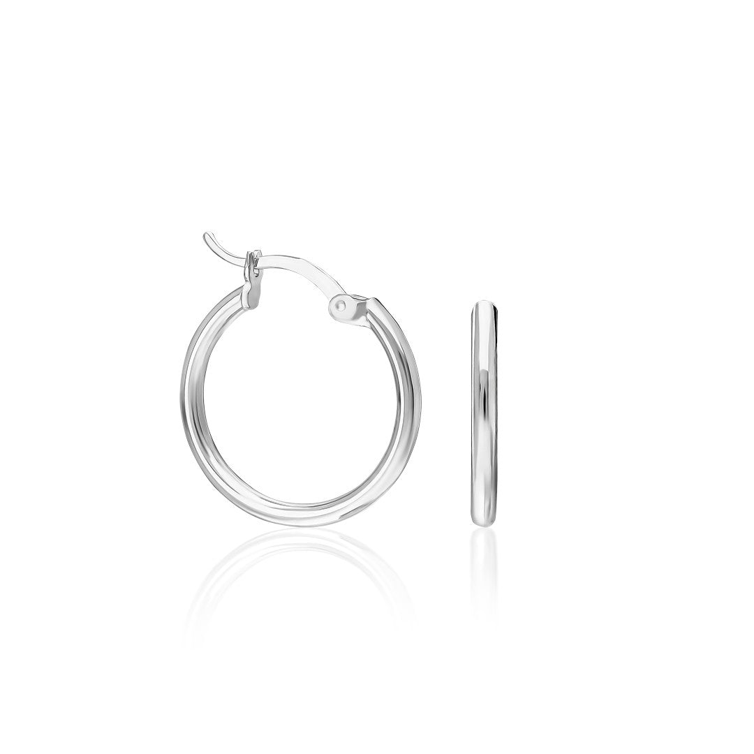 Hoop Earrings - 925 Silver