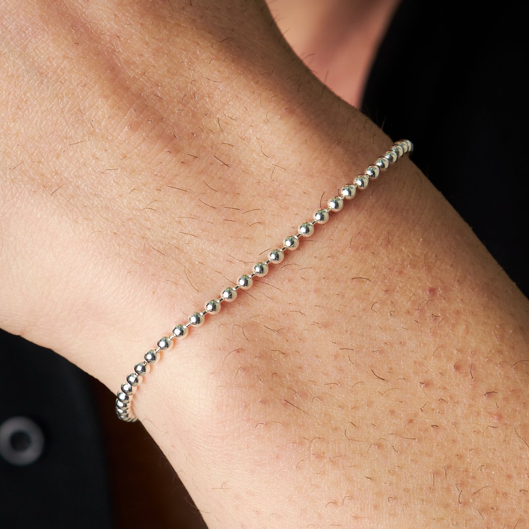 Ball Chain Bracelet - 925 SILVER