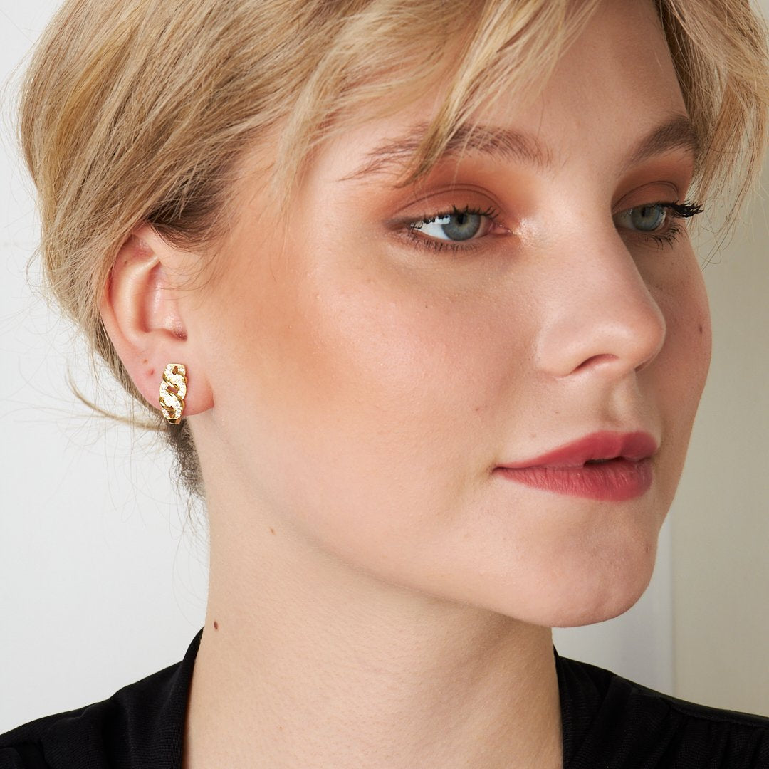 Ivy Model Stone Earrings - 925 SILVER