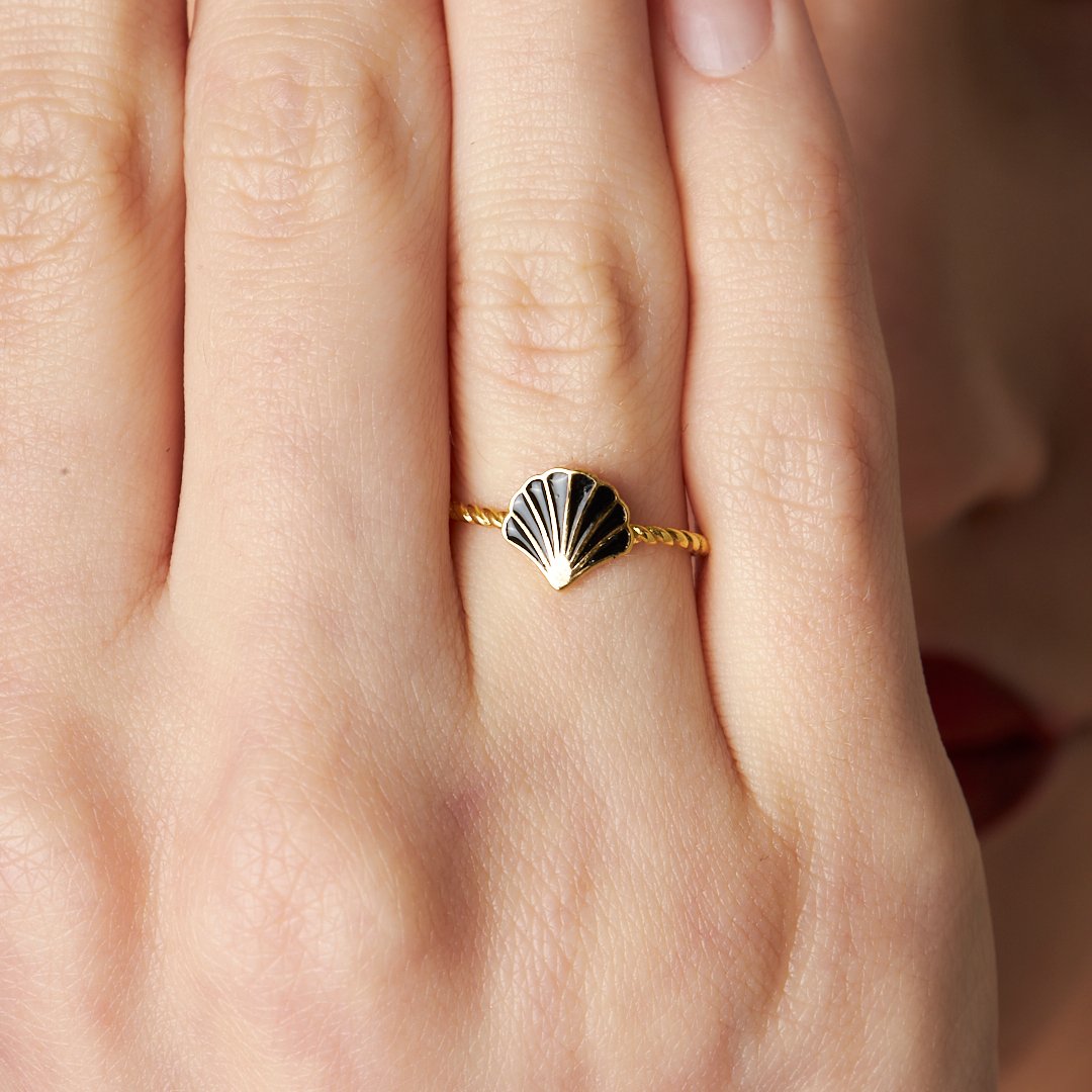 Sea Shell Ring - 925 SILVER