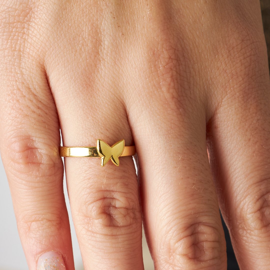 MINI BUTTERFLY RING | 925 SILBER