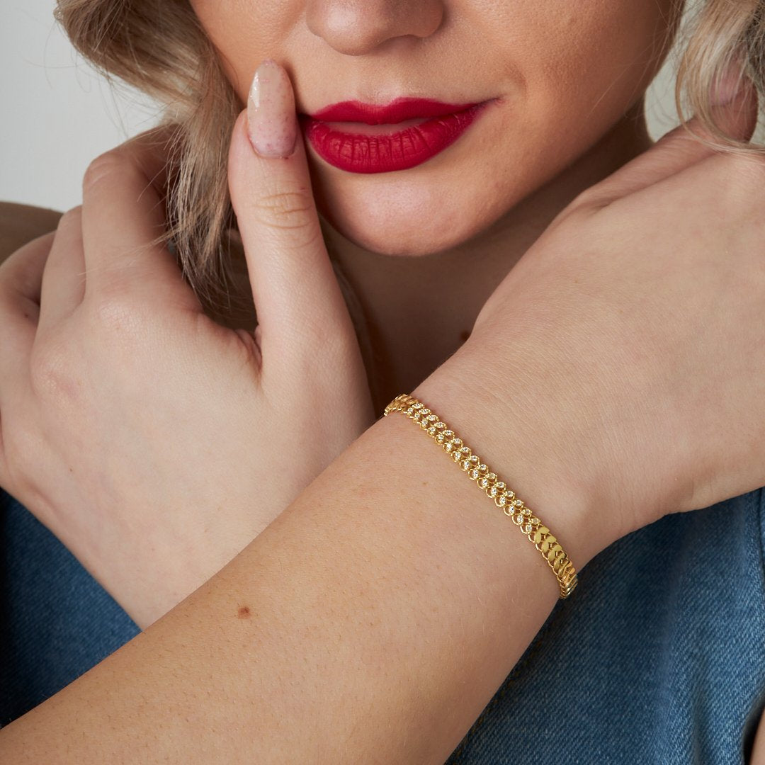 Half Stone Virgo Bracelet - 925 SILVER