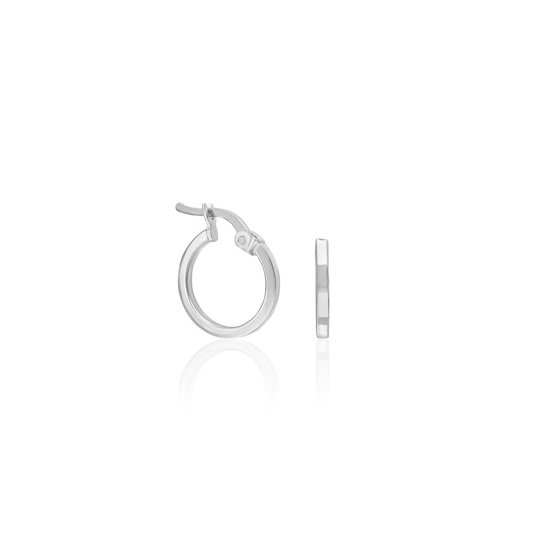 Classic Hoop Earrings - 925 Silver