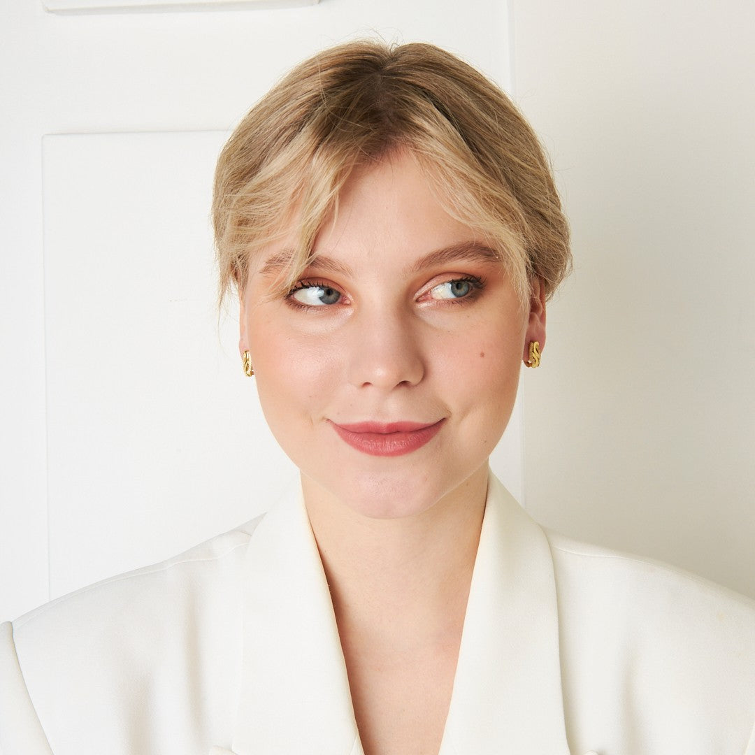 Favorite Side Stone Earrings - 925 SILVER