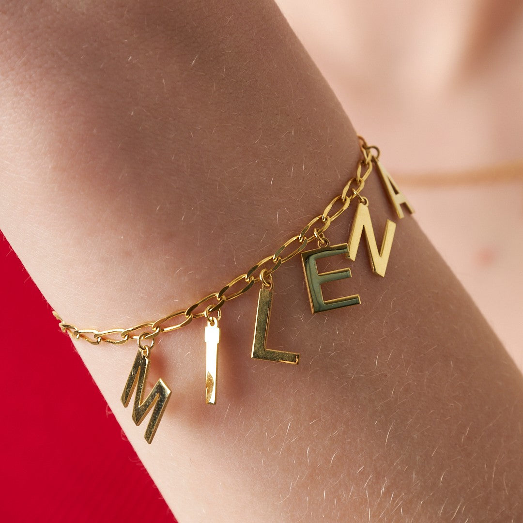 NAMENS BUCHSTABEN SET | 925 SILBER