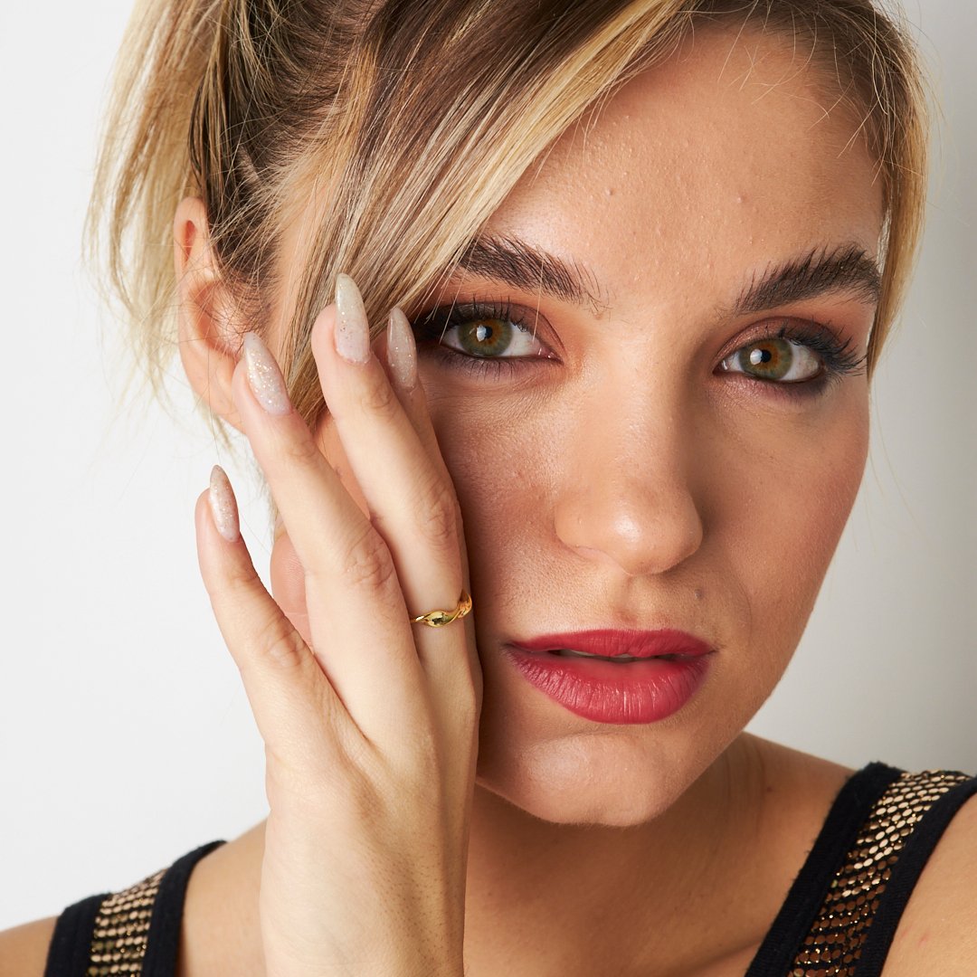 Spiral Shaped Ring - 925 SILVER