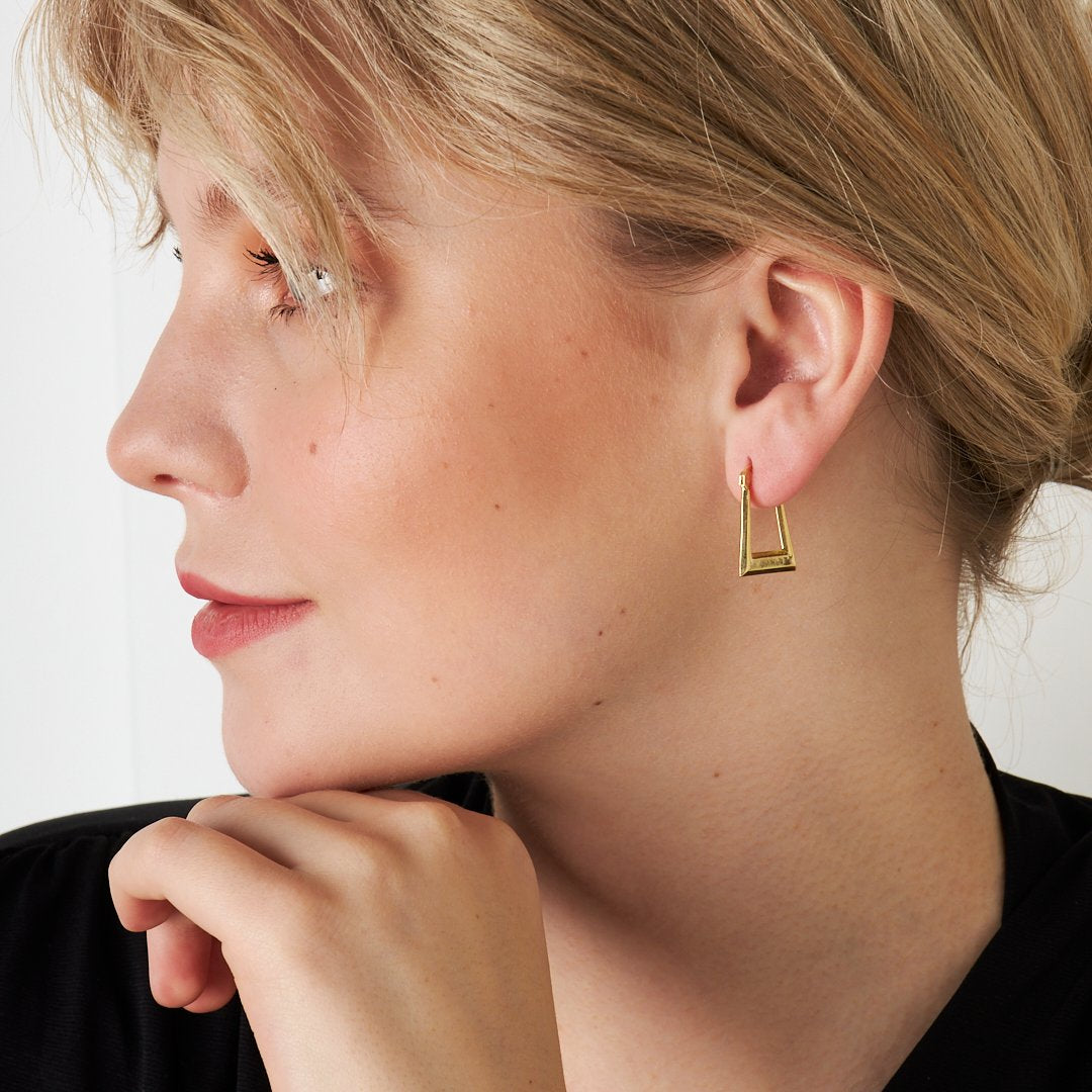 Trendy Asymmetric Earrings - 925 SILVER