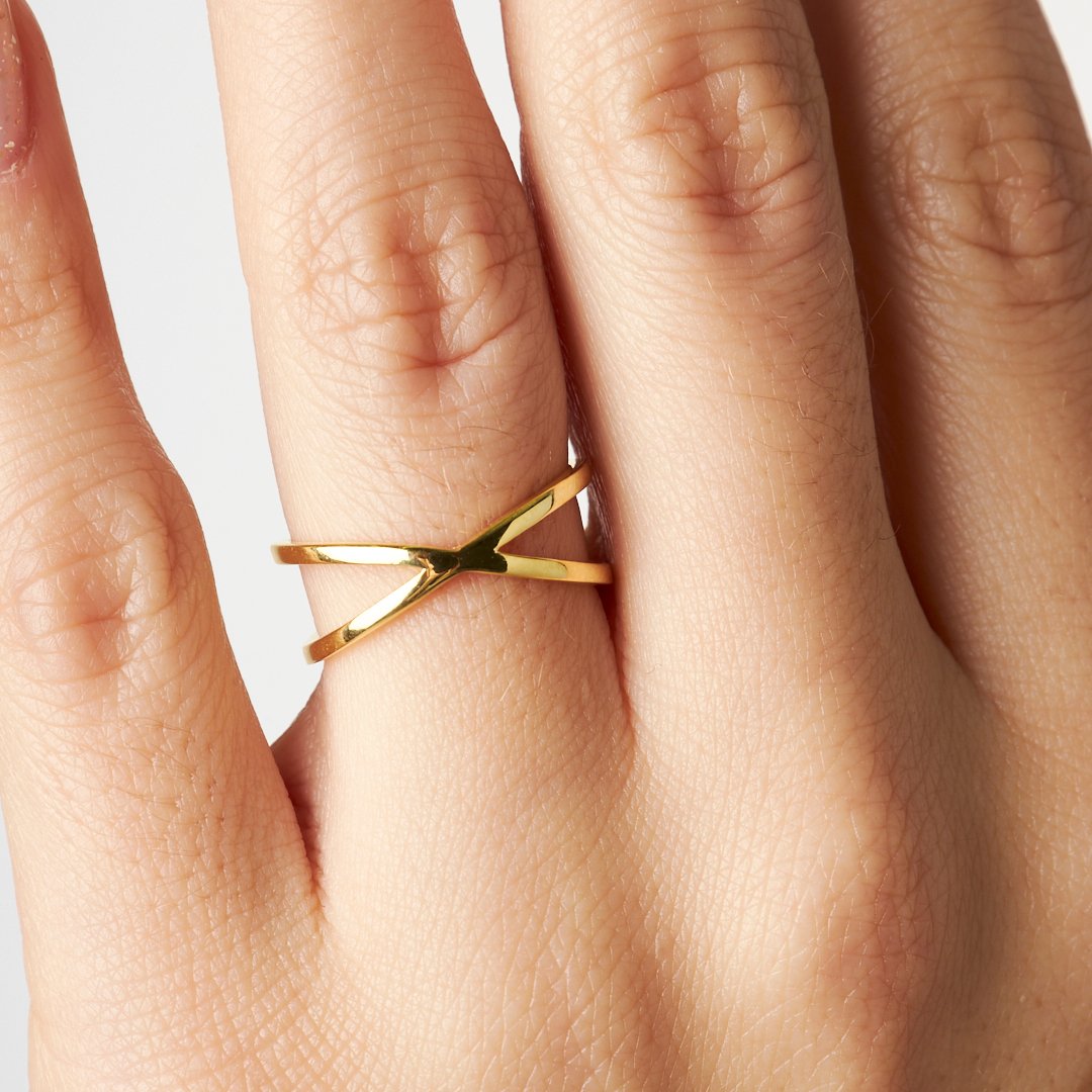 KREUZ RING | 925 SILBER