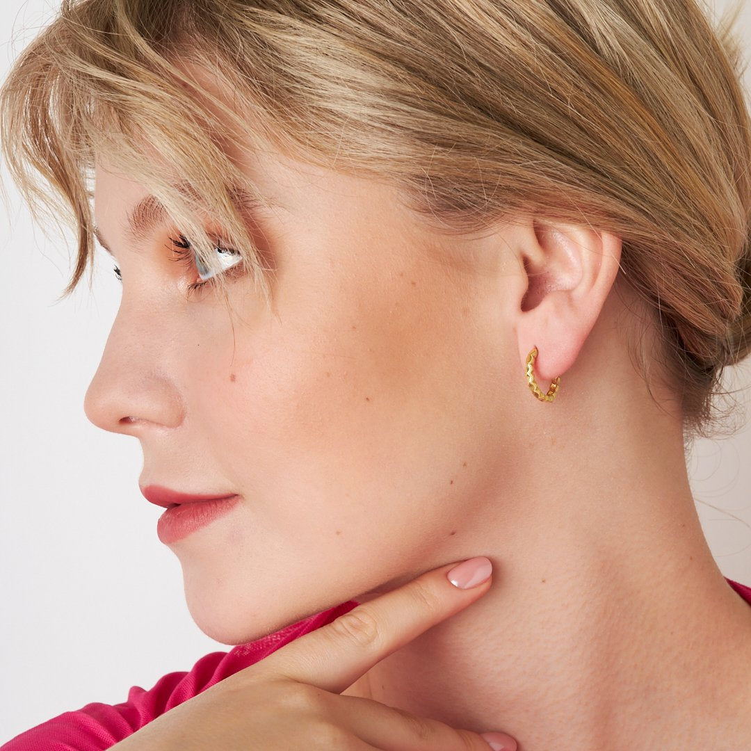 Oval Model Trend Earrings - 925 SILVER