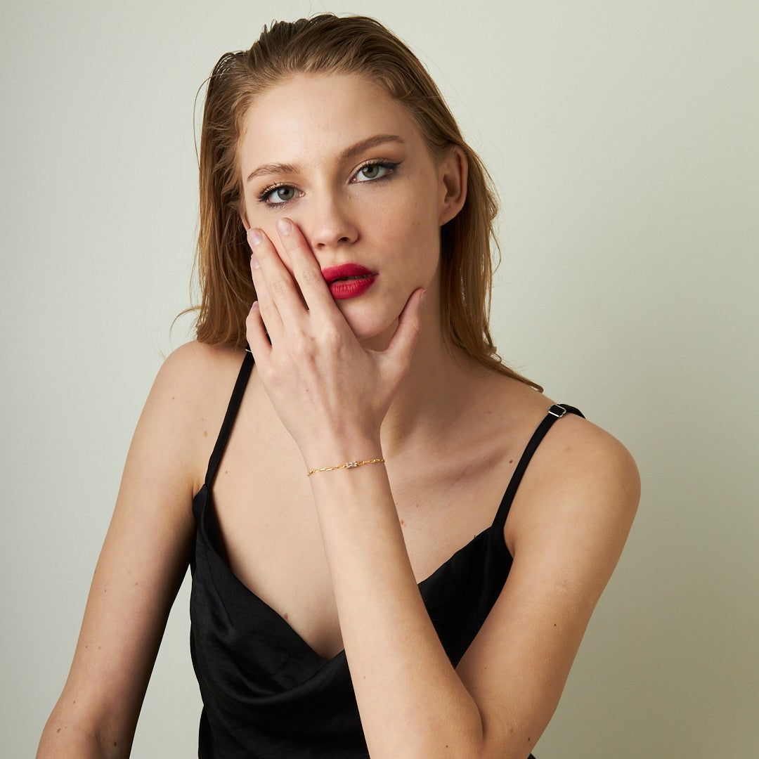 Baguette Bracelet - 925 Silver