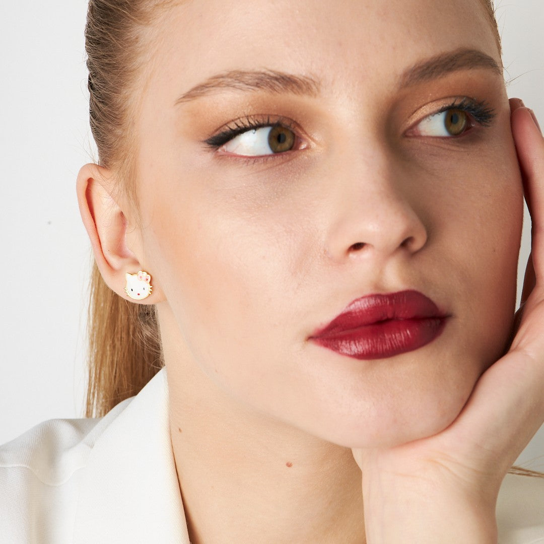 Hello Kitty Earrings - 925 Silver