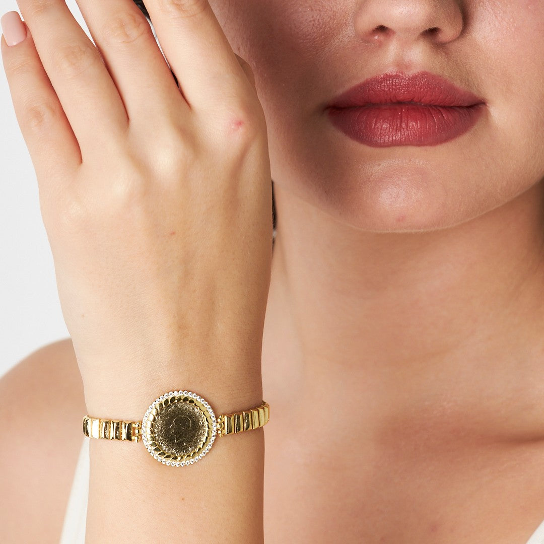 Rectangular Chain Bracelet - 925 SILVER