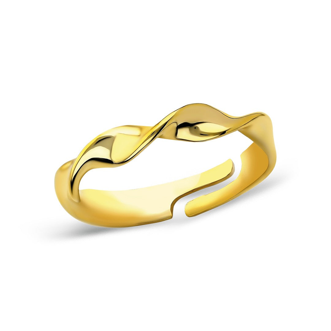 Spiral Shaped Ring - 925 SILVER