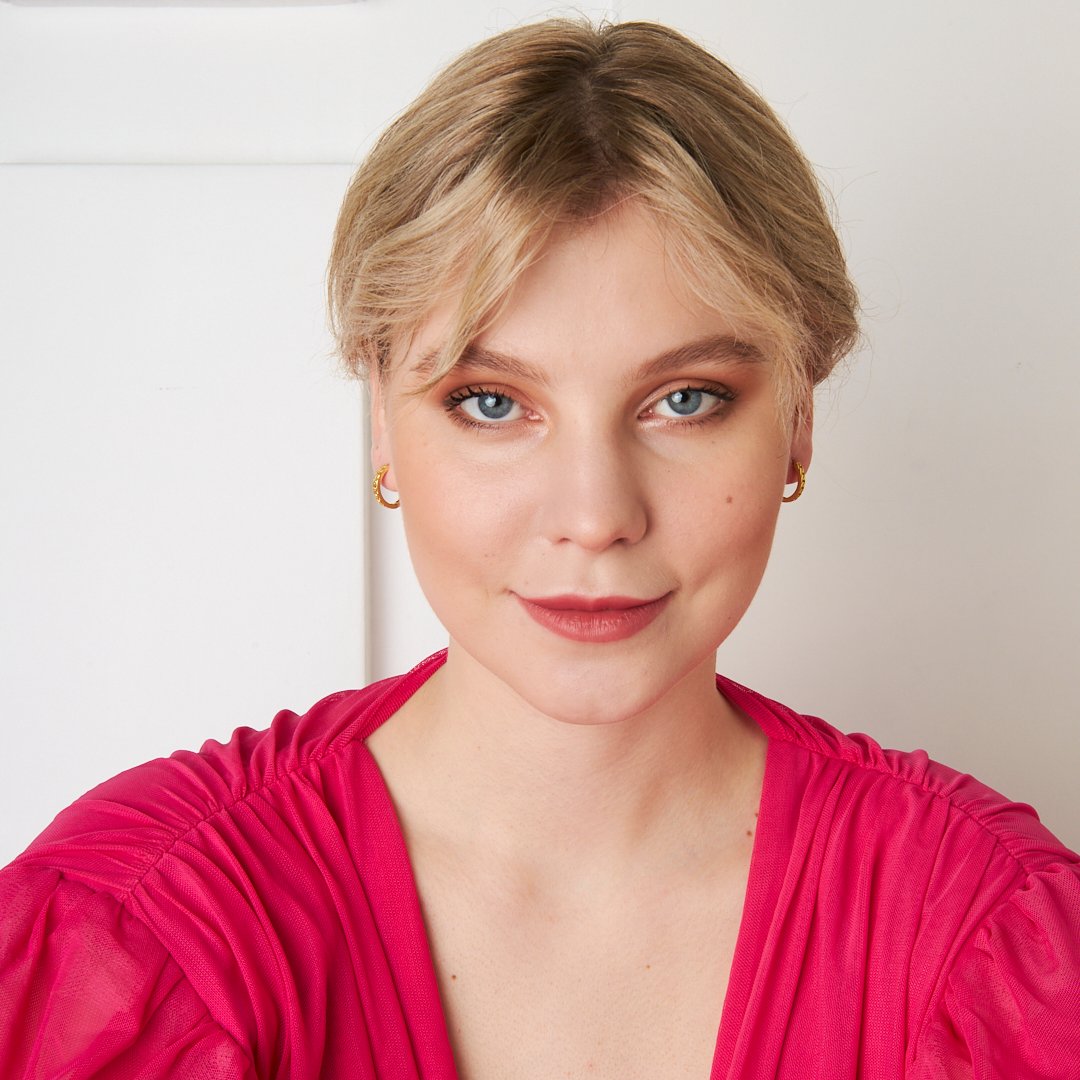 Chain Model Hoop Earrings - 925 SILVER