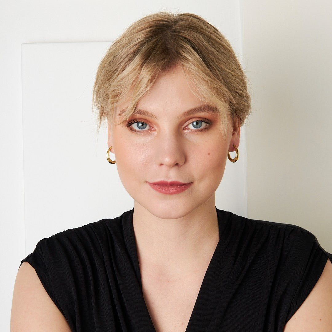 Two Patterned Earrings - 925 SILVER