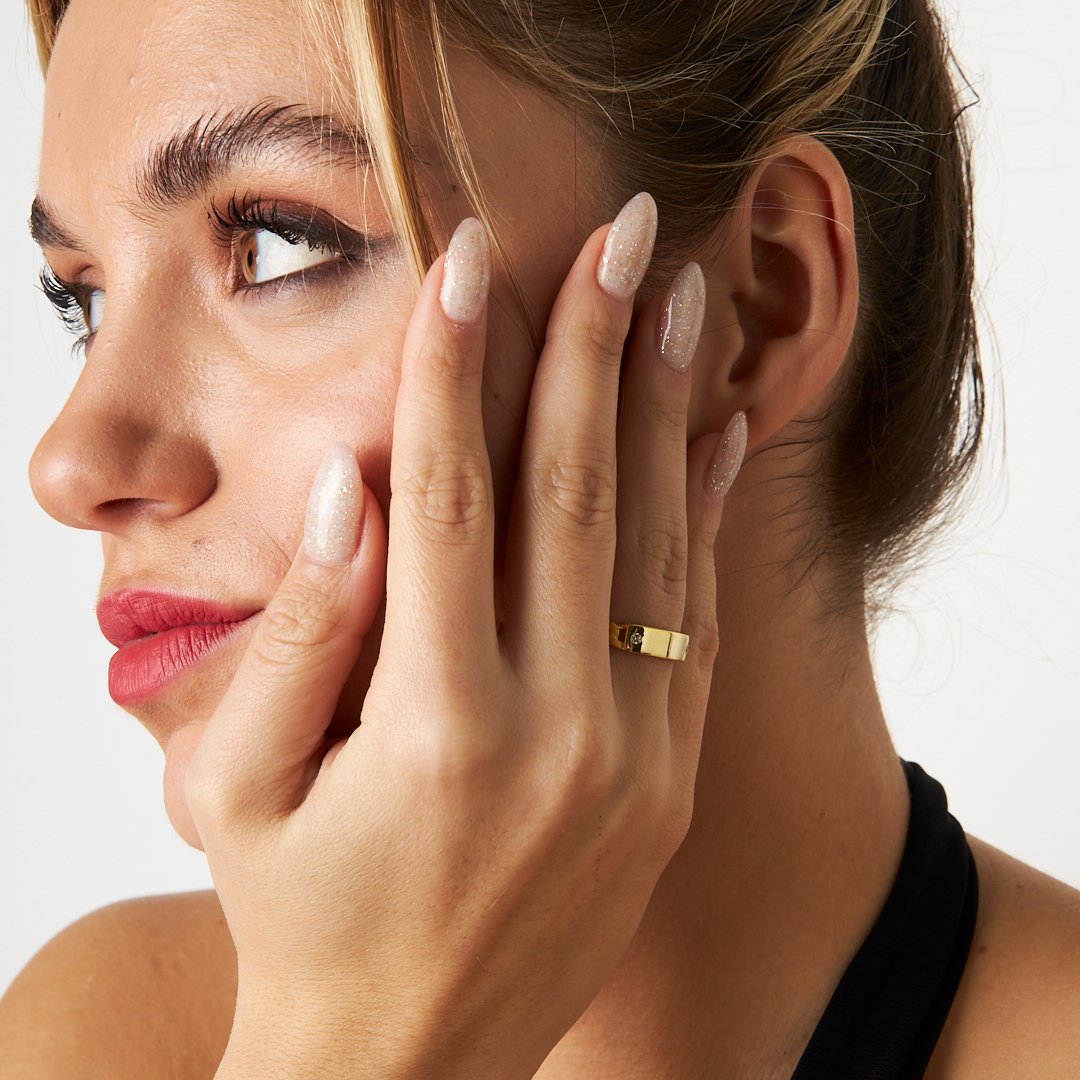 Gourmet Cubic Zirconia Ring - 925 SILVER