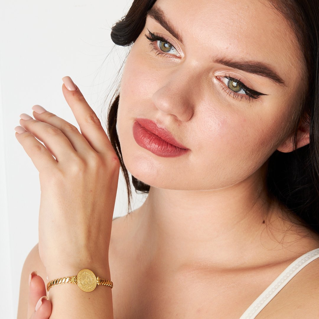 Monogram Oval Chain Bracelet - 925 SILVER