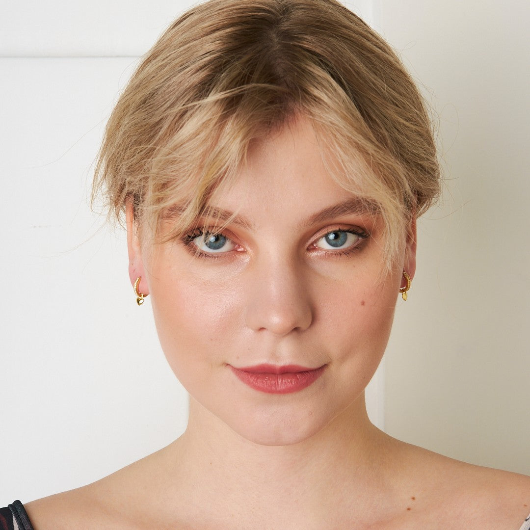 Heart Symbol Earrings - 925 SILVER