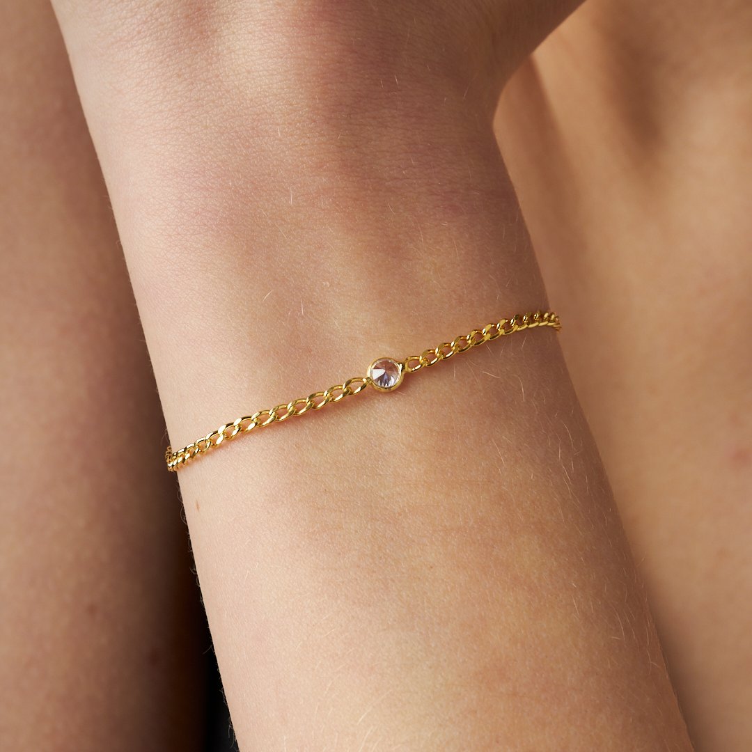 Solitaire Bracelet - 925 SILVER