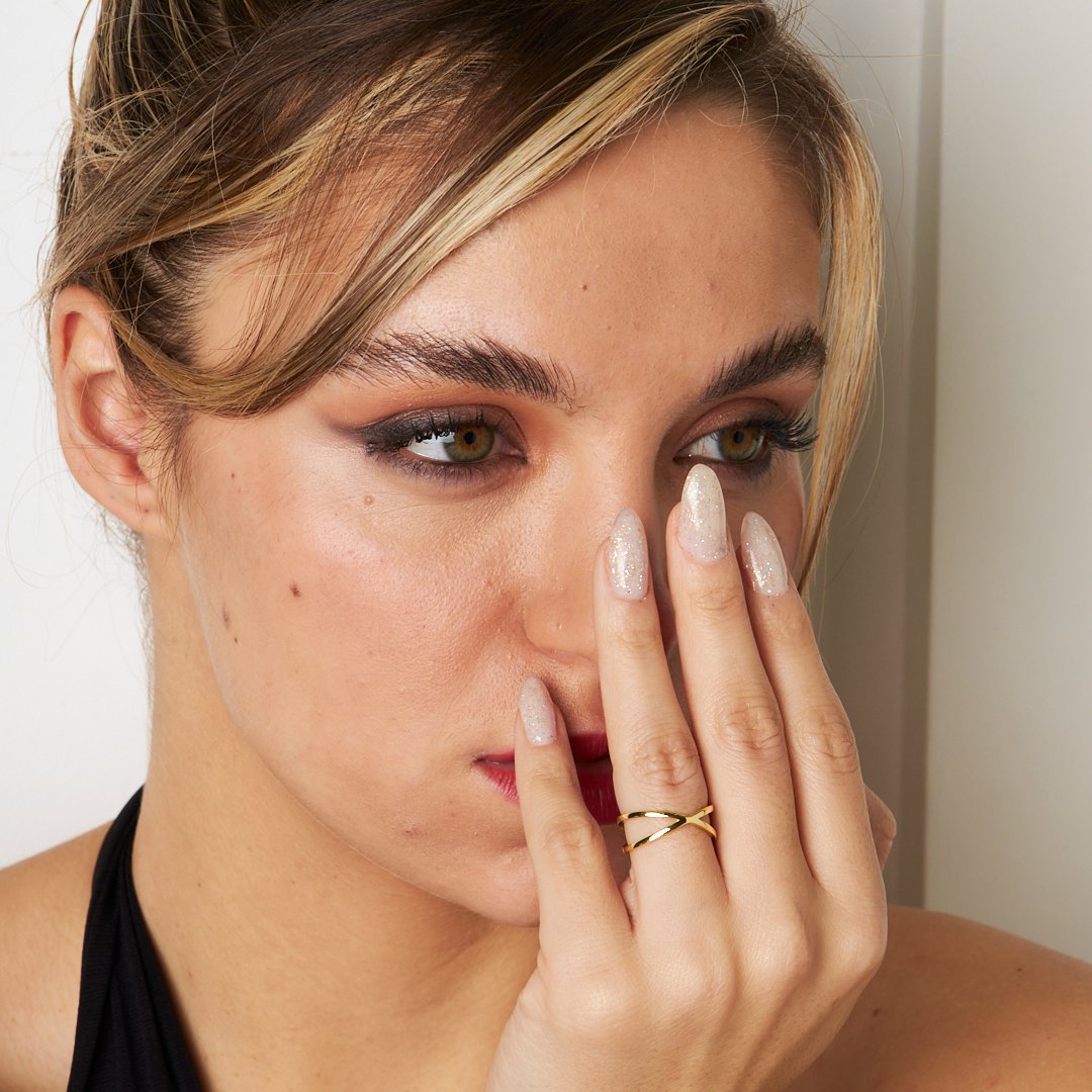 KREUZ RING | 925 SILBER