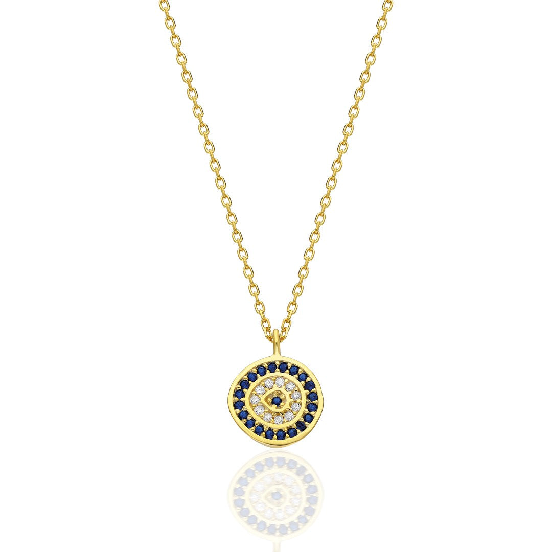 Evil Eye Number Necklace - 925 SILVER