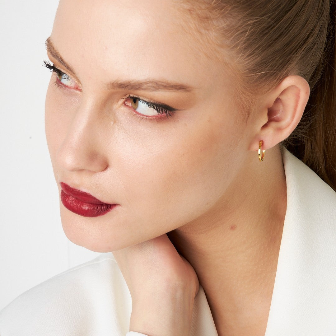 Classic Hoop Earrings - 925 Silver