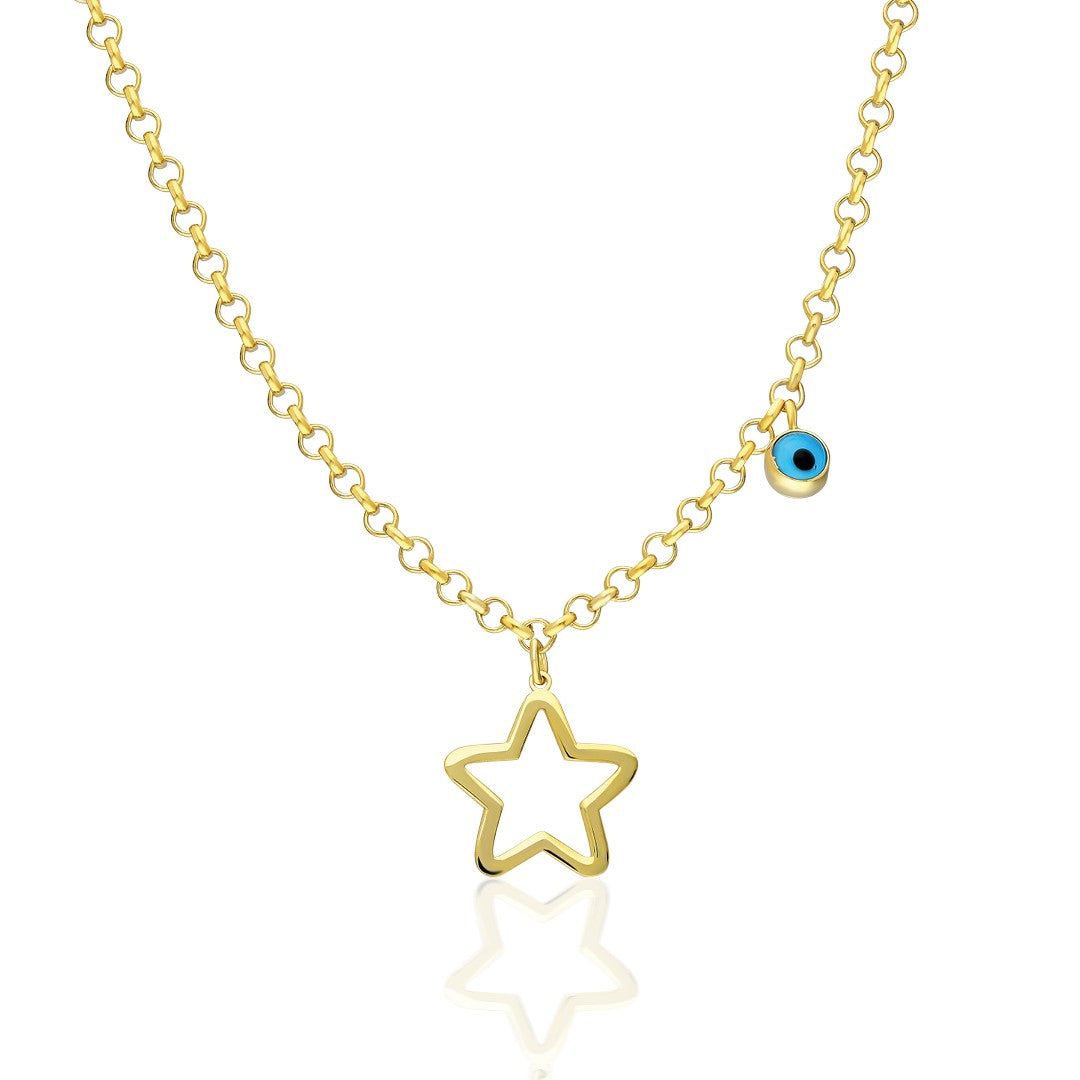 Star Model Necklace - 925 SILVER