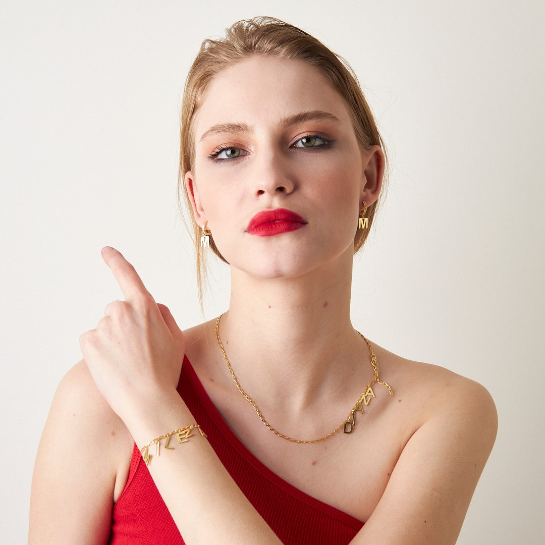 NAMENS BUCHSTABEN SET | 925 SILBER