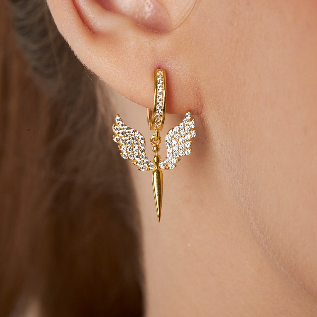 Michael Angel Earring - 925 SILVER