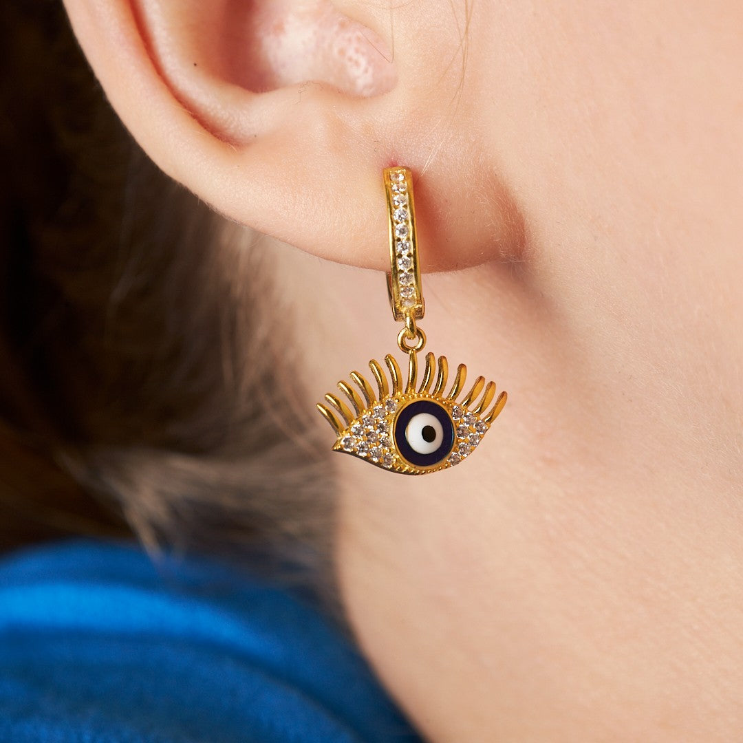 Evil Eye Earring - 925 SILVER