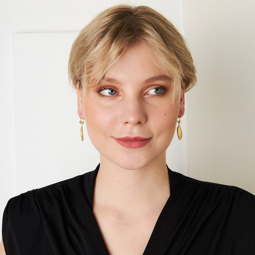 Dorica Quarter Earrings - 925 SILVER