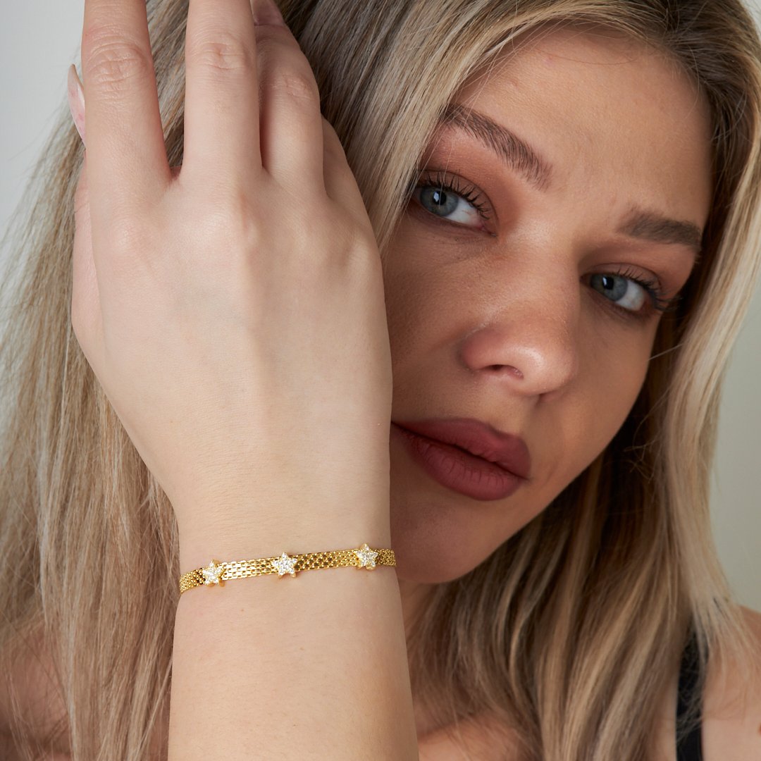 Star String Bracelet - 925 SILVER