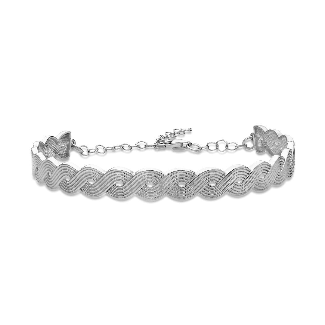 Knitted Bracelet - 925 SILVER