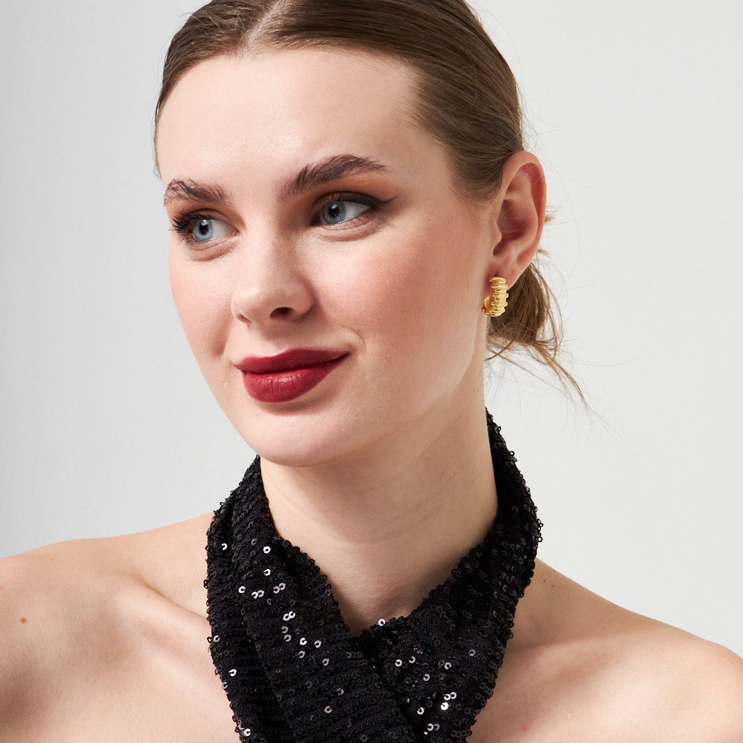 Zigzag Earrings - 925 Silver