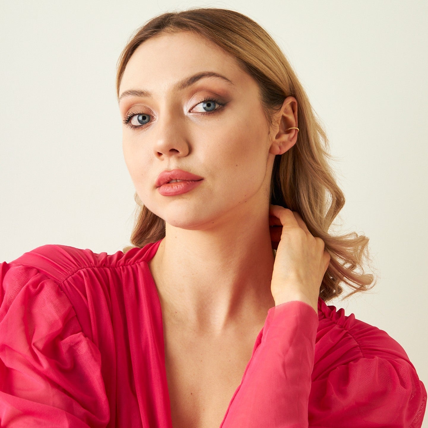 Twisted Cartilage Earrings - 925 Silver