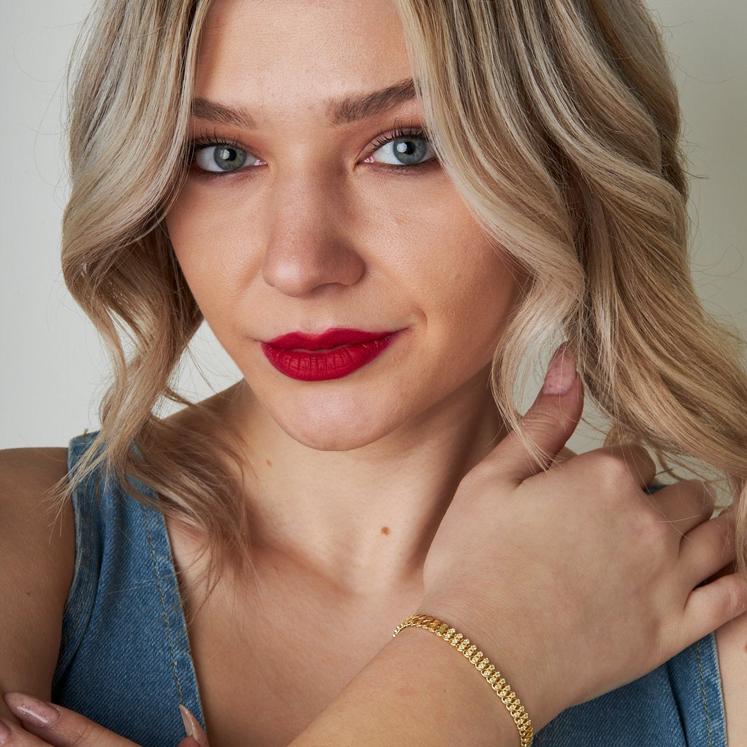 Water Drop Chain Bracelet - 925 SILBER