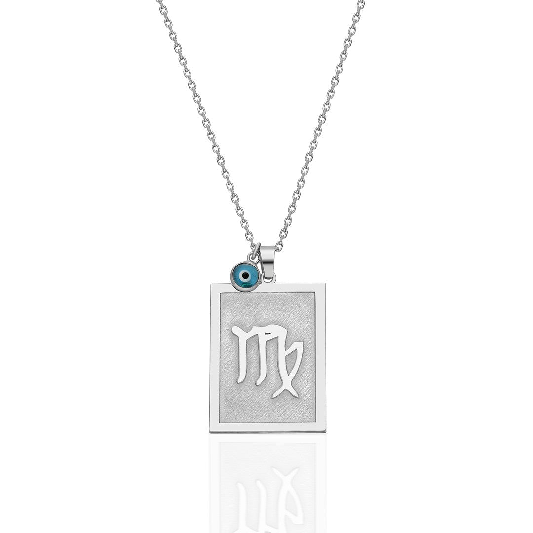 Evil Eye Virgo Necklace - 925 SILVER