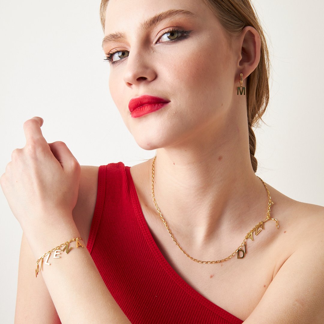 NAMENS BUCHSTABEN SET | 925 SILBER