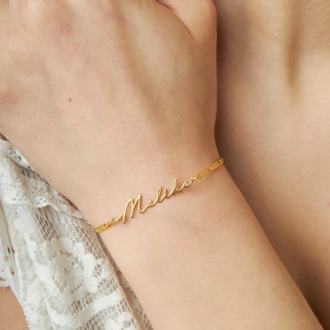 Named Signature Bracelet - 925 Silver