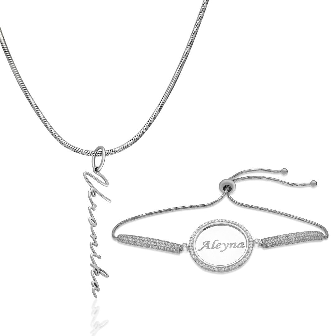 Named Chain Set - 925 SILVER