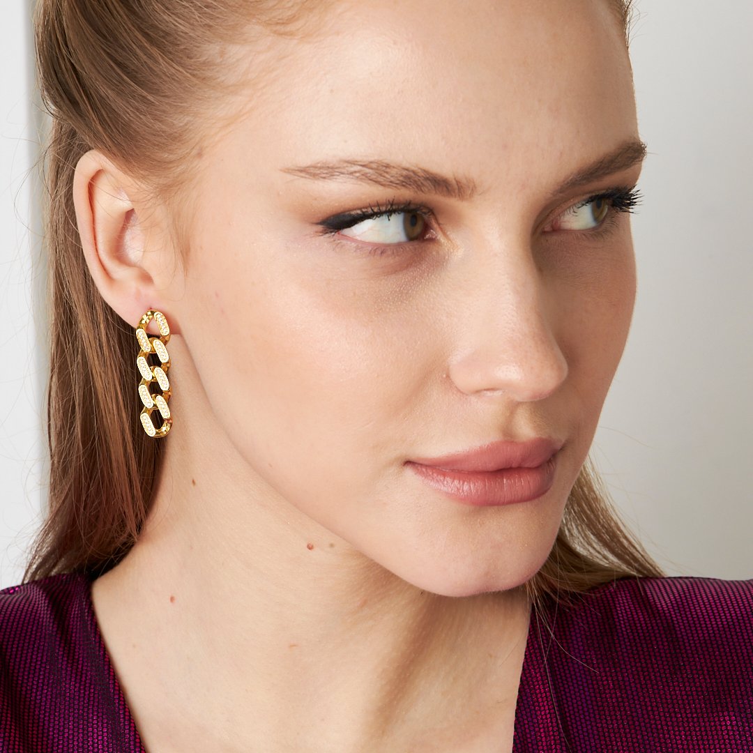 Gourmet Zircon Earrings - 925 SILVER