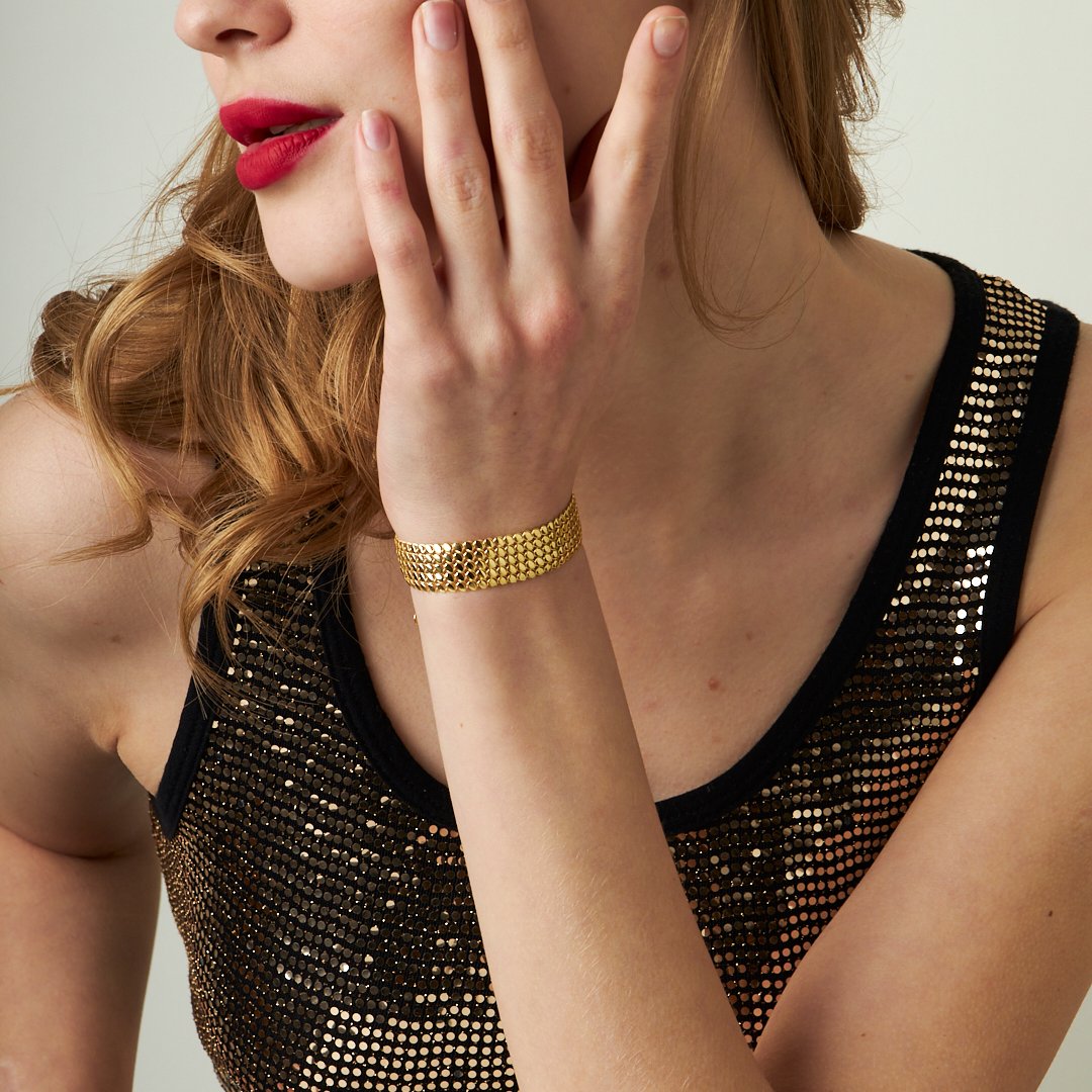 Five-Row Snake Bracelet - 925 SILVER