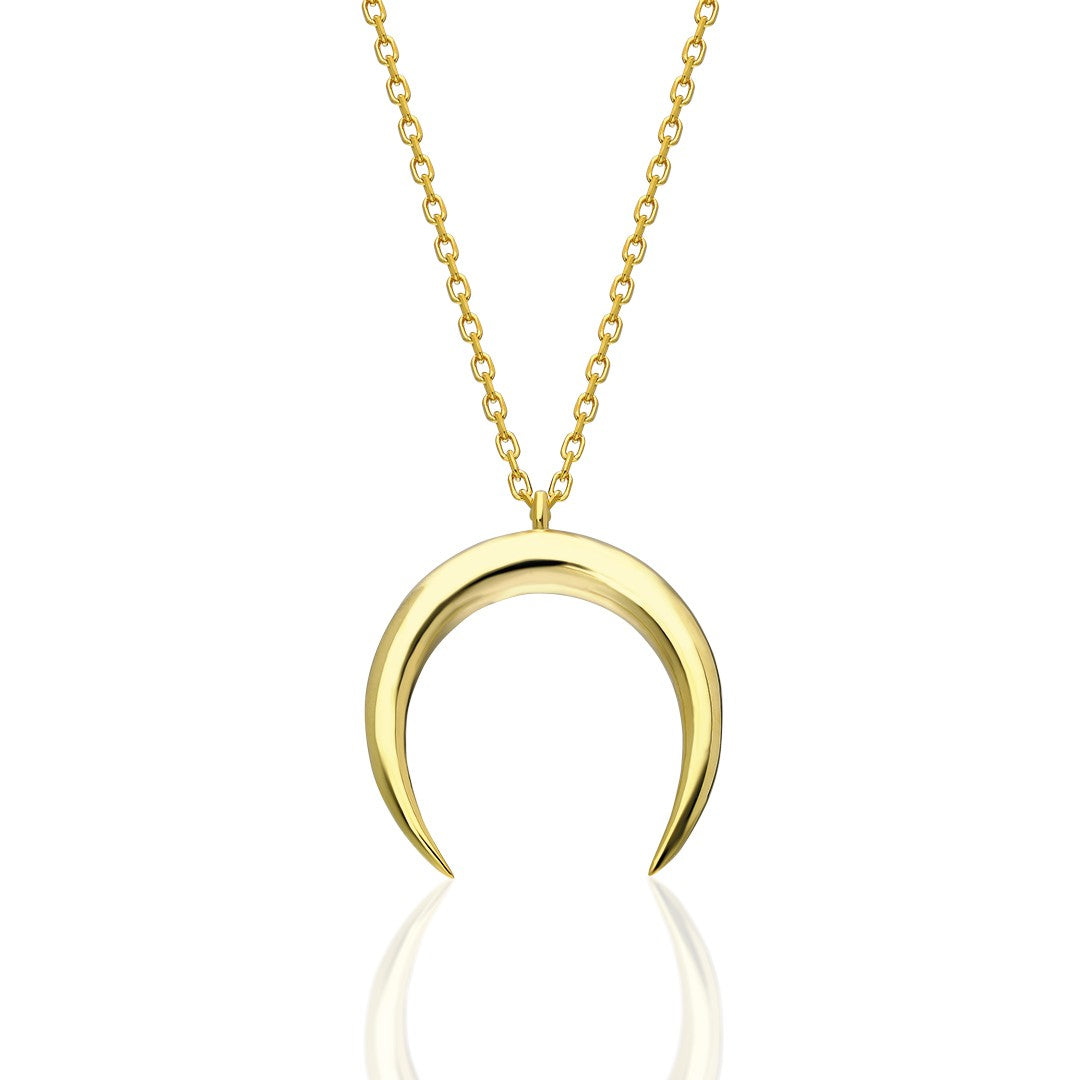 Half Moon Necklace - 925 SILVER