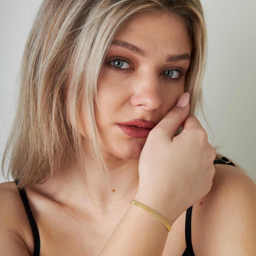 Ball Chain Bracelet - 925 SILVER