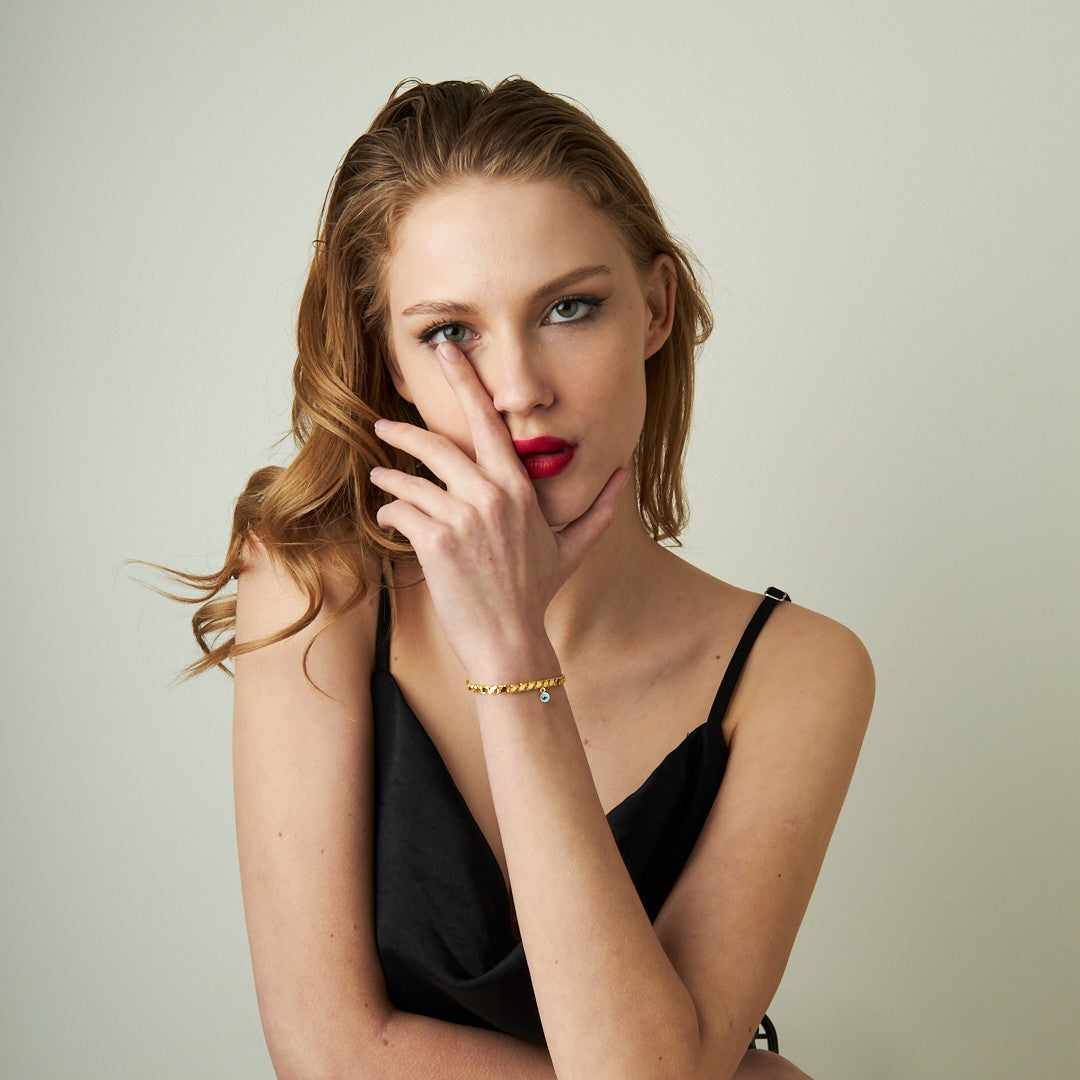 Evil Eye Barley Bracelet - 925 SILVER