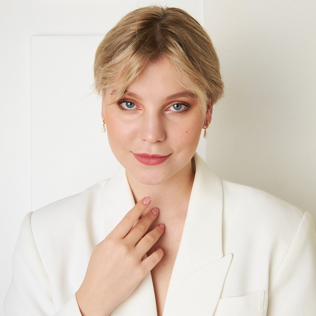 Pearl Earrings - 925 Silver