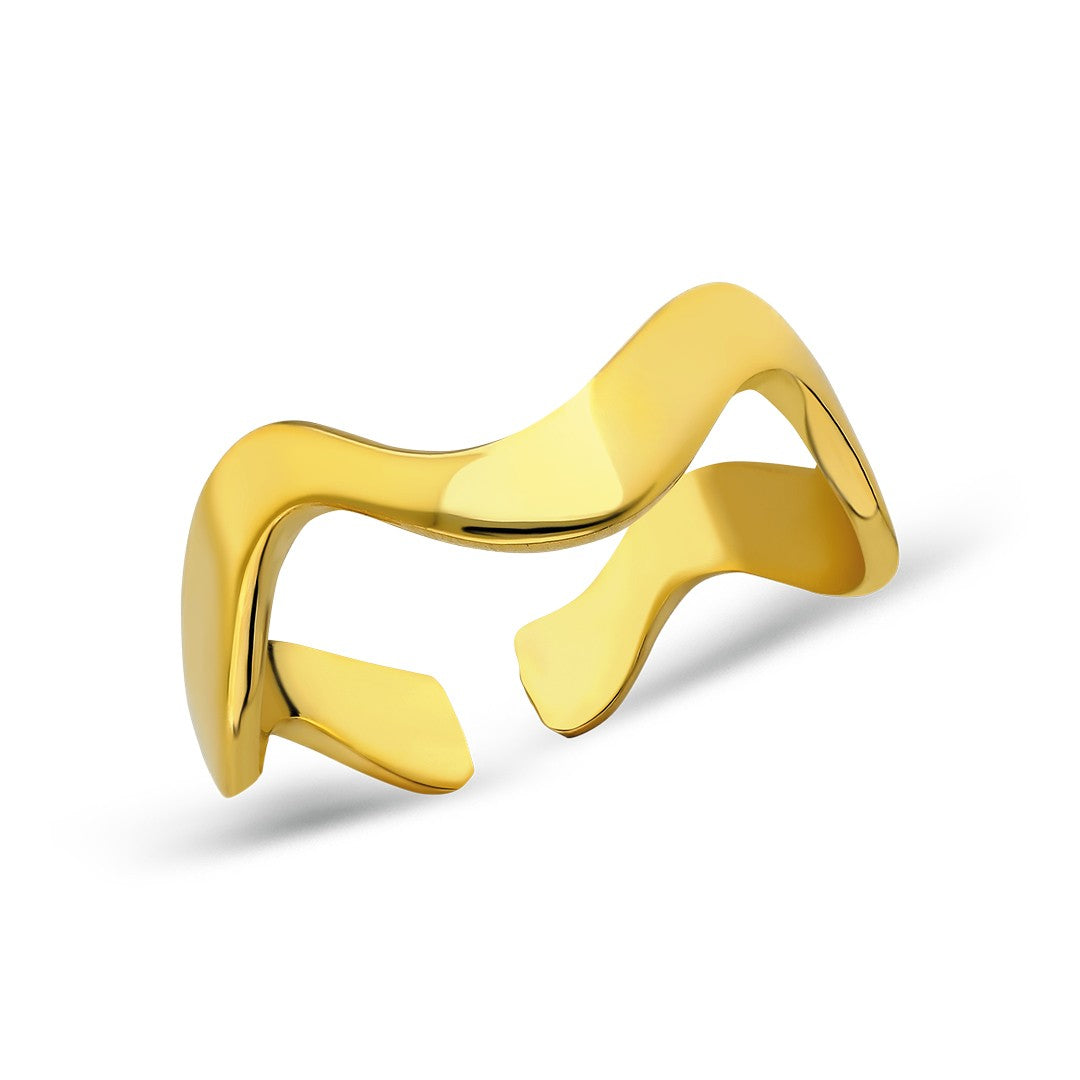 Wave Model Ring - 925 SILVER